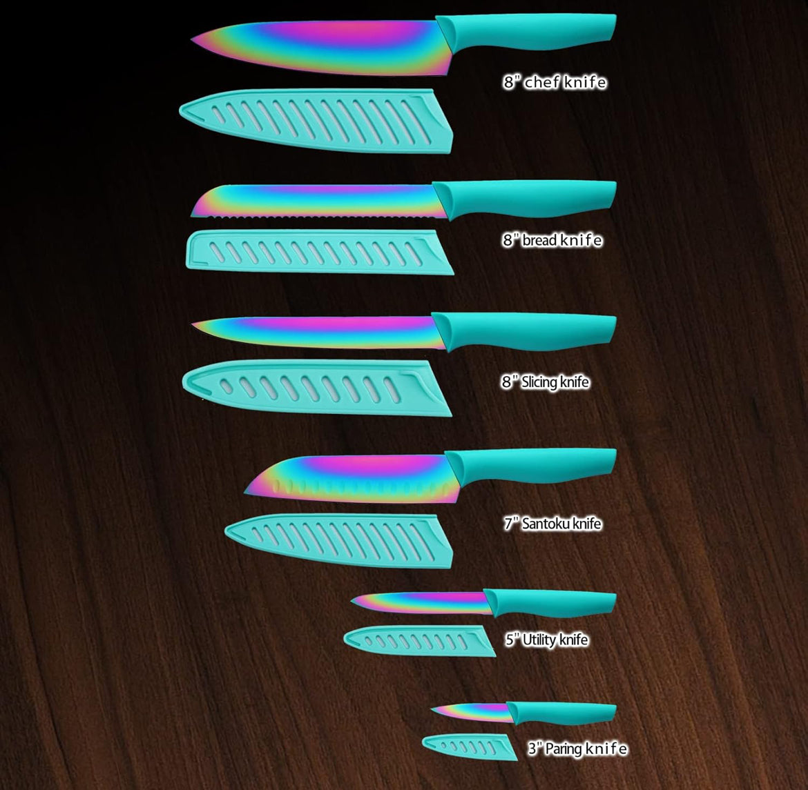 6 piece kitchen knife sets