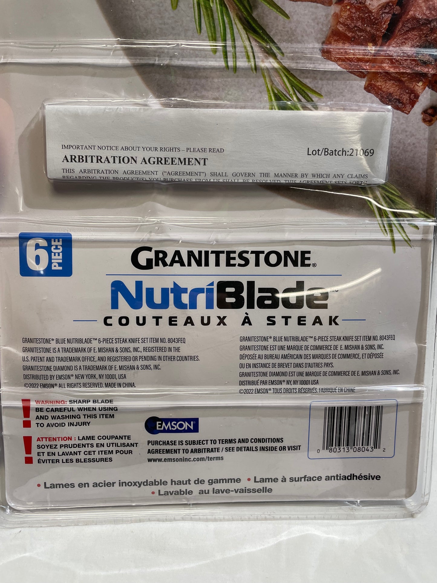 Granitestone steak knifes