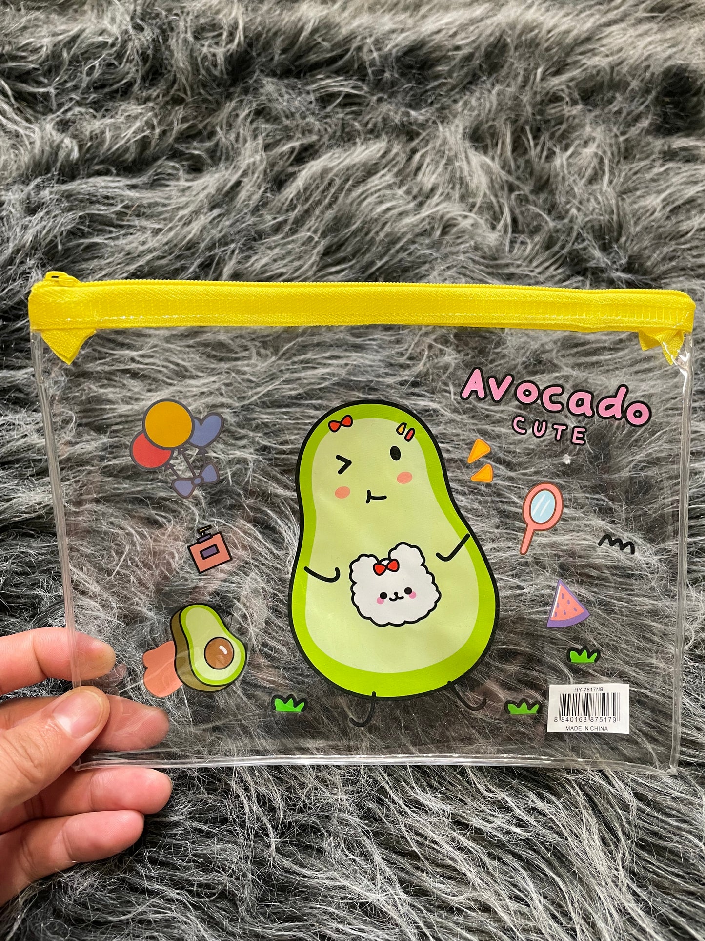Avocado makeup bags