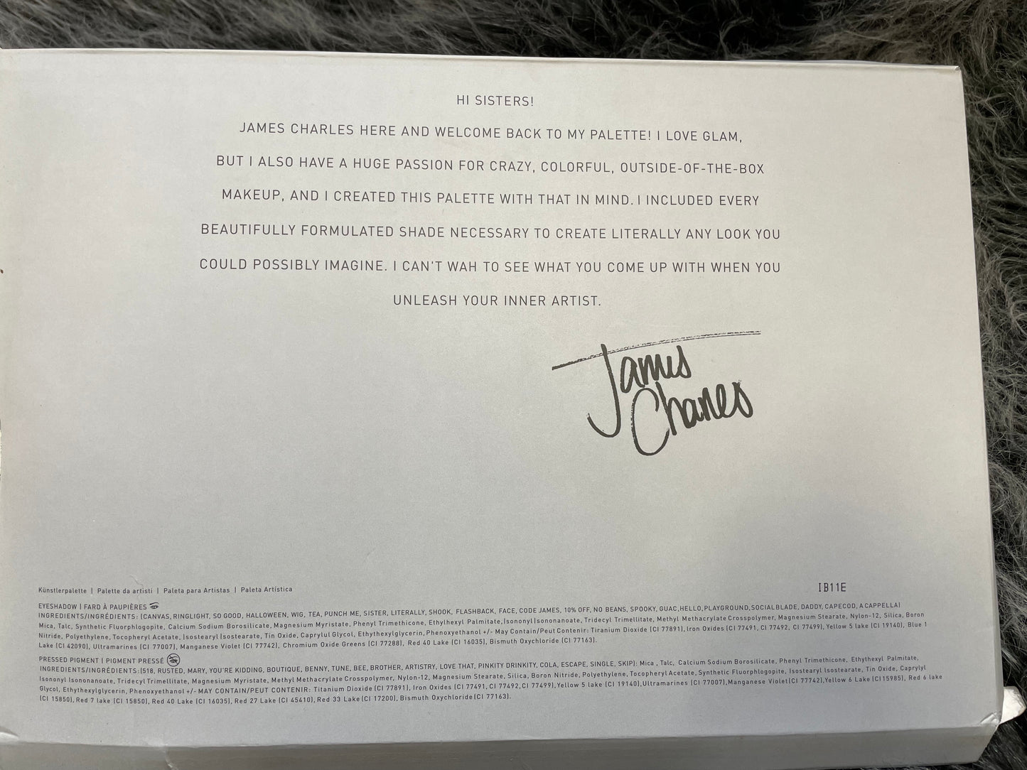 James Charles Eye Shadow 39 colors