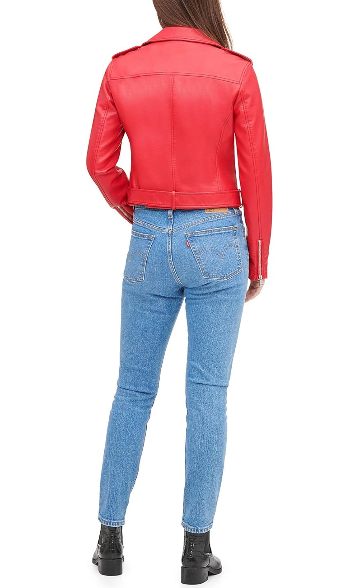 Levis Faux Leather Moto Jacket Small