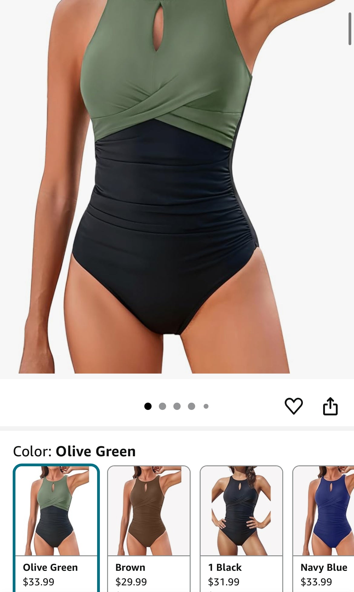 One Piece Swimwear MEDIUM