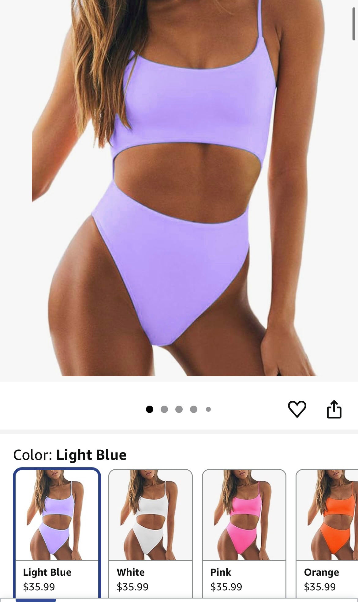 Lace Back Swimming Suit LARGE