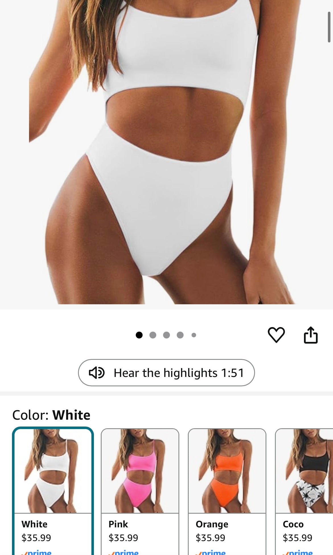 Lace Back Swim Suit XL