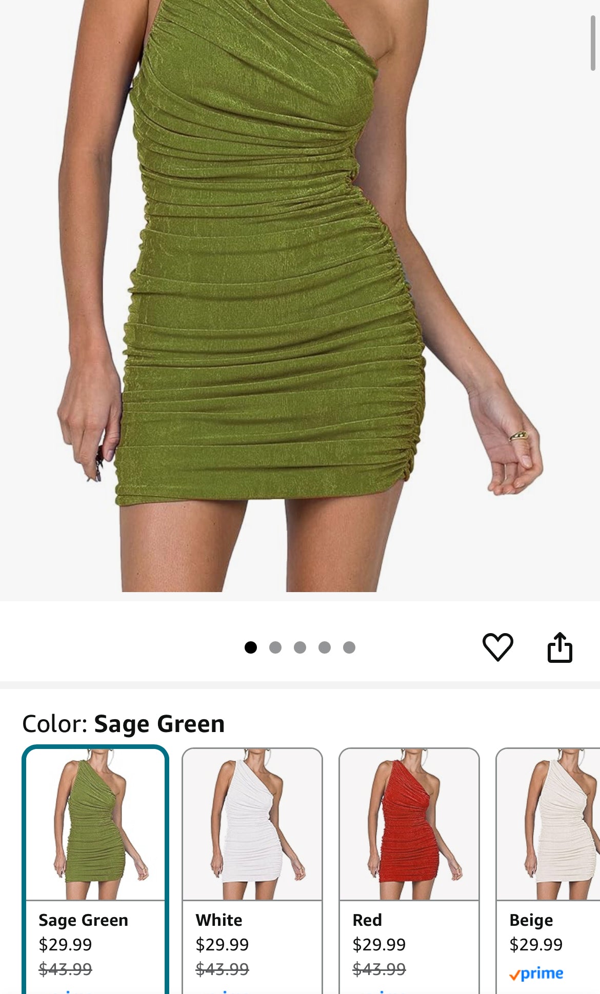 One sleeve Dress LARGE
