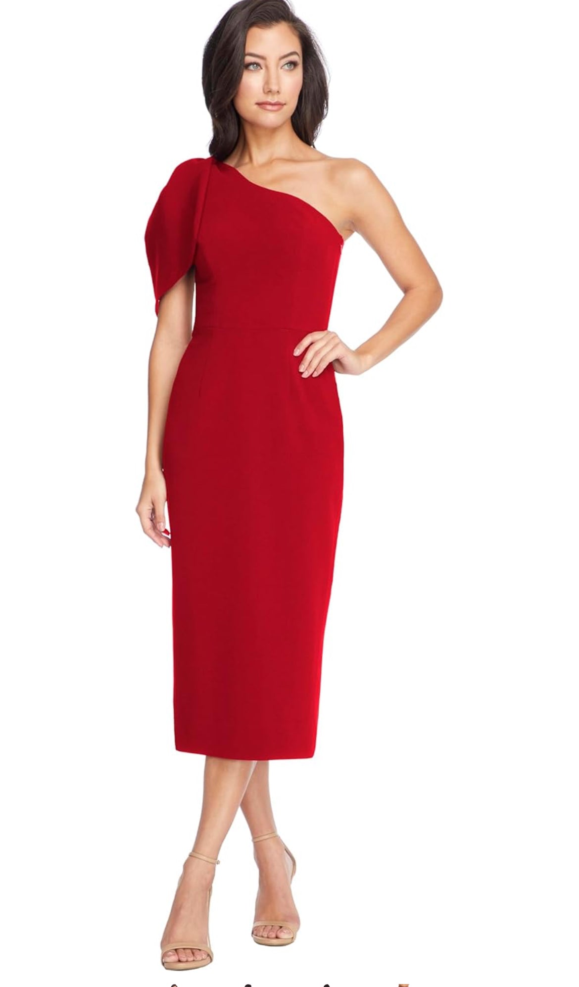 Tiffany one shoulder bow dress XL