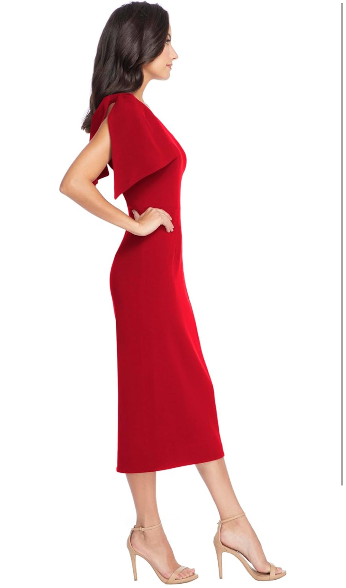 Tiffany one shoulder bow dress XL
