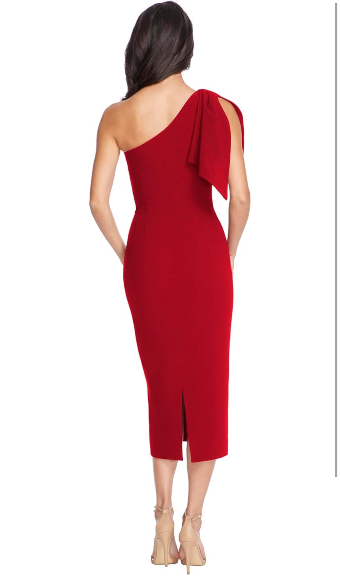 Tiffany one shoulder bow dress XL