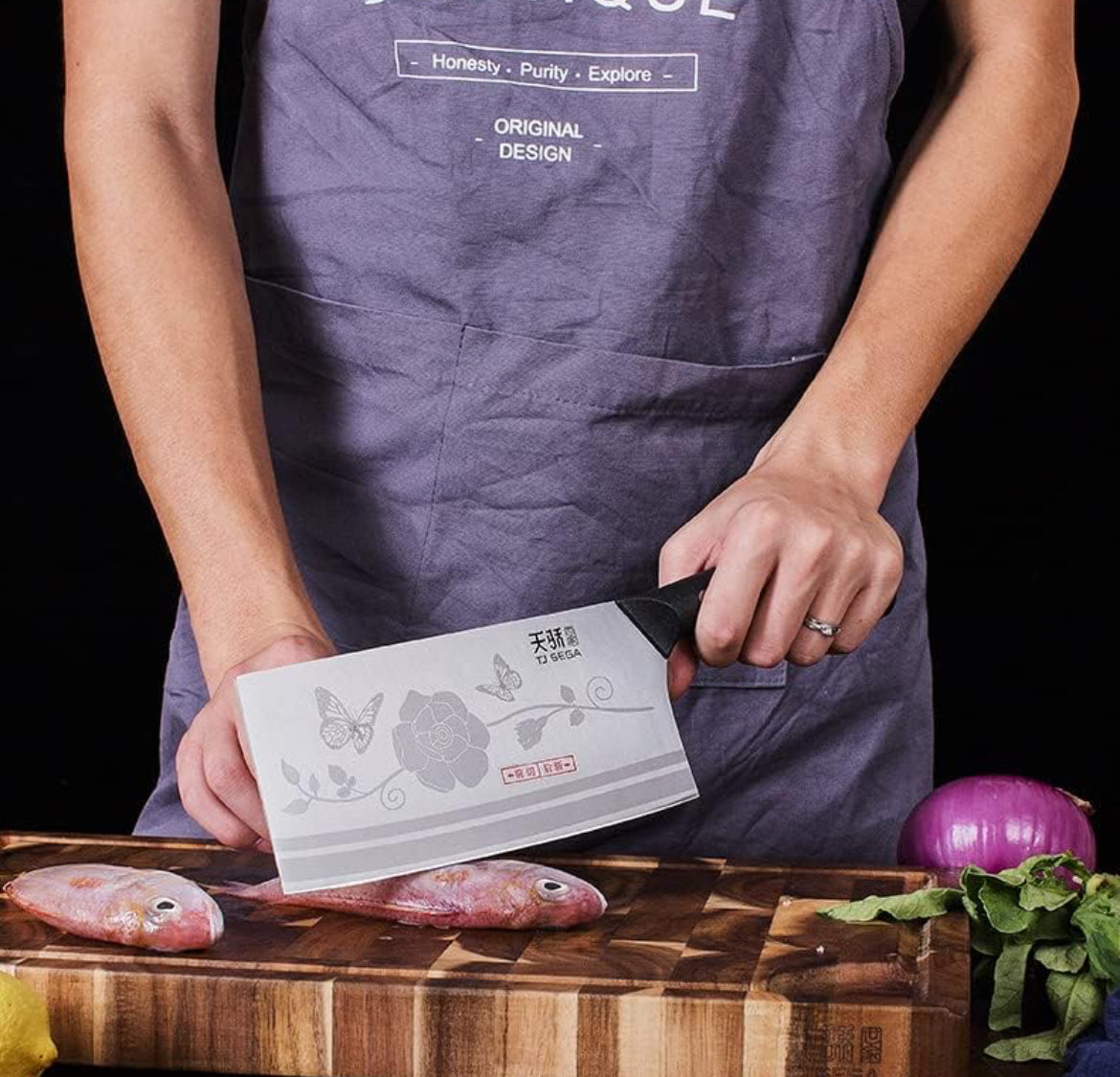 Meat cleaver knife