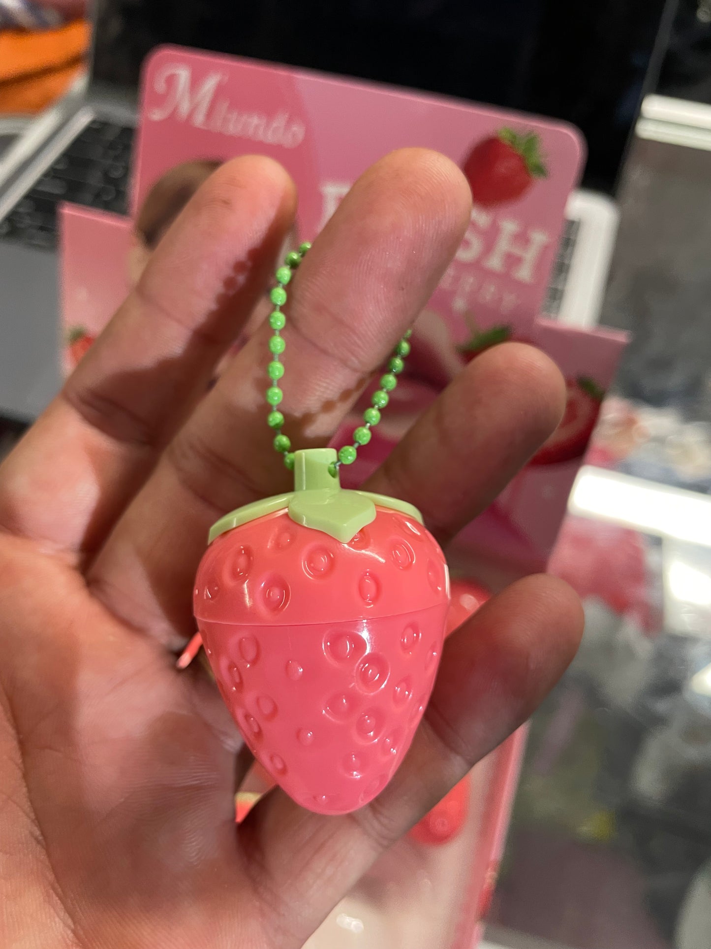 strawberry lip balm