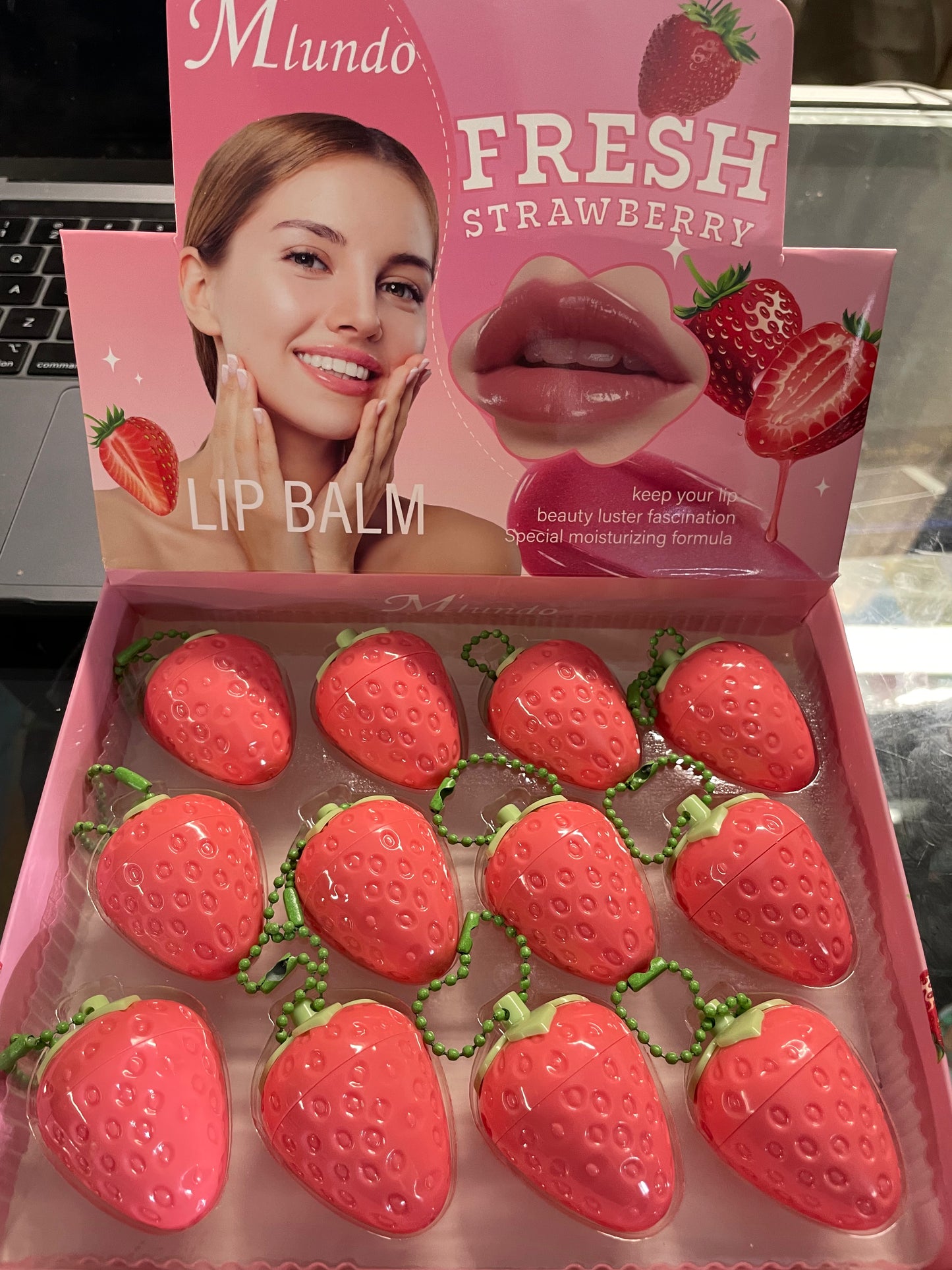 strawberry lip balm