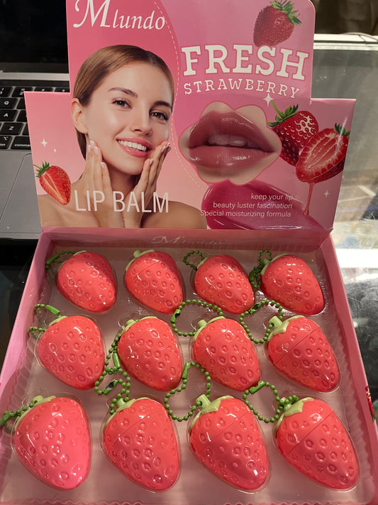 strawberry lip balm