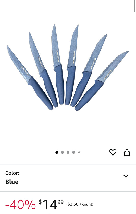 Granitestone steak knifes