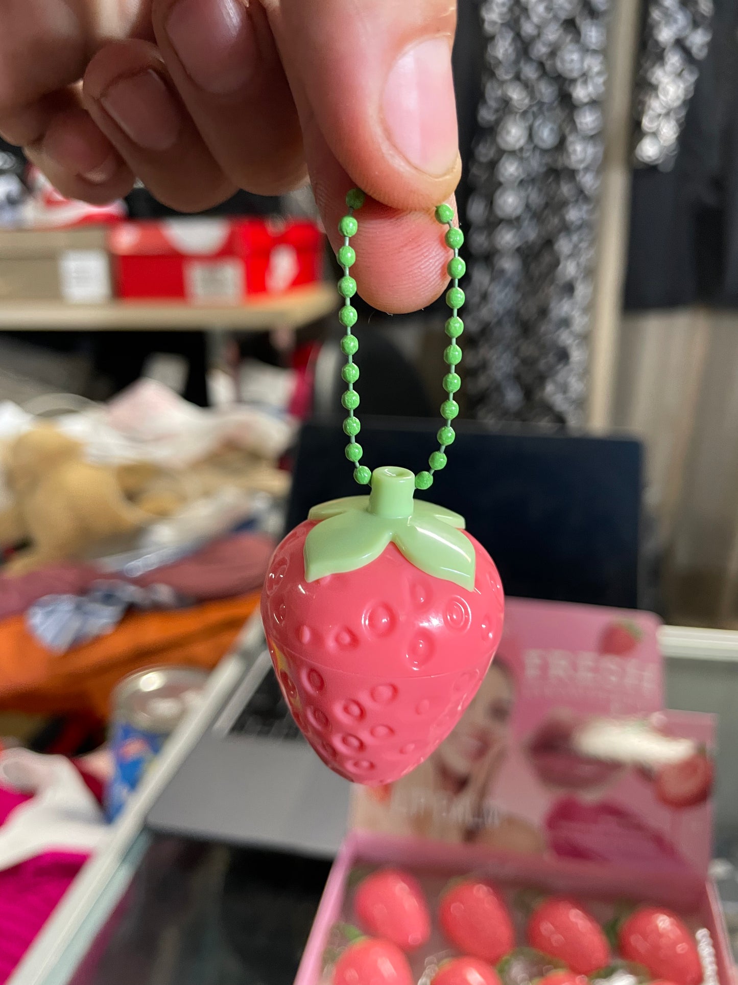 strawberry lip balm