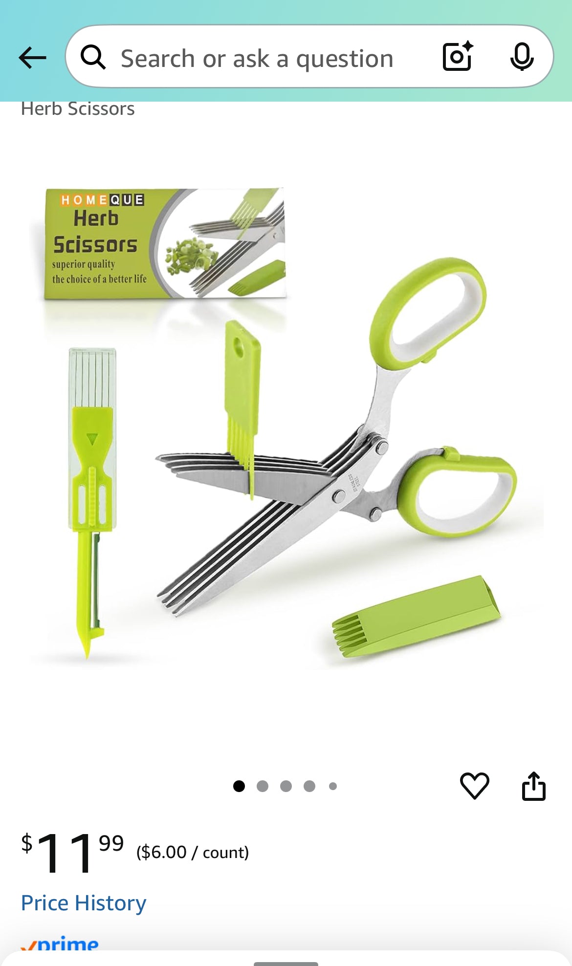 Herb scissors
