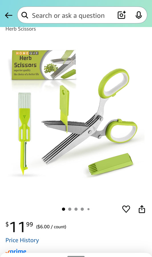 Herb scissors
