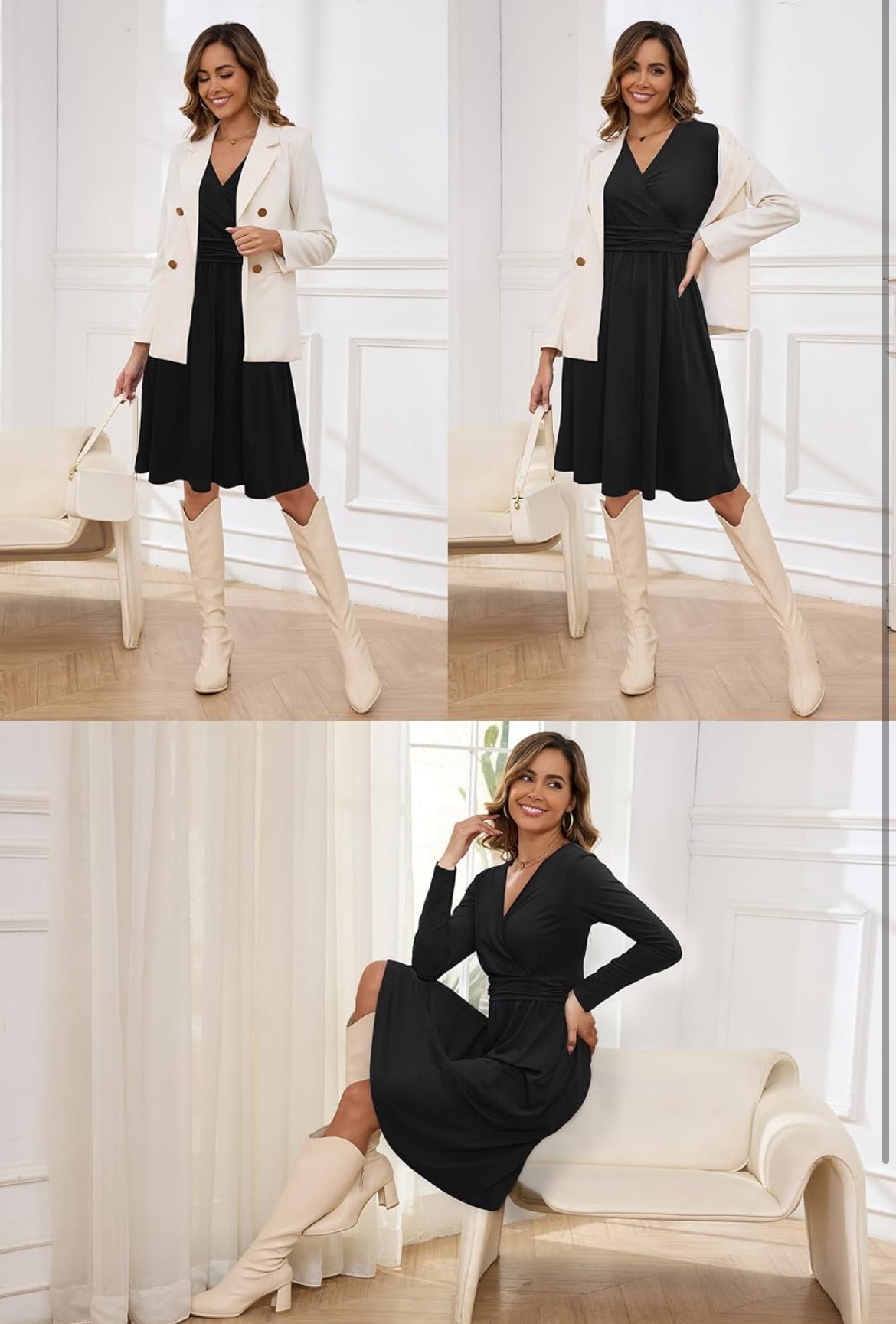 Fall Long Sleeve Dress XL