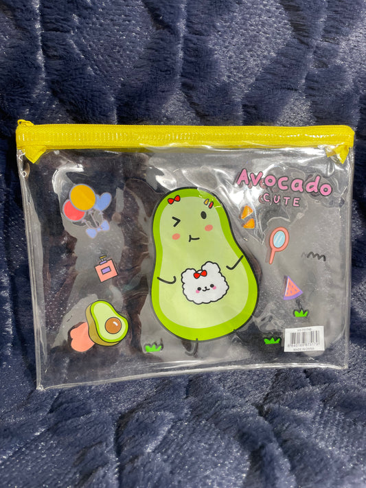 Avocado makeup bags