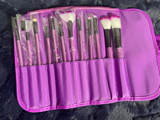 12 Piece Make-up Brush Set