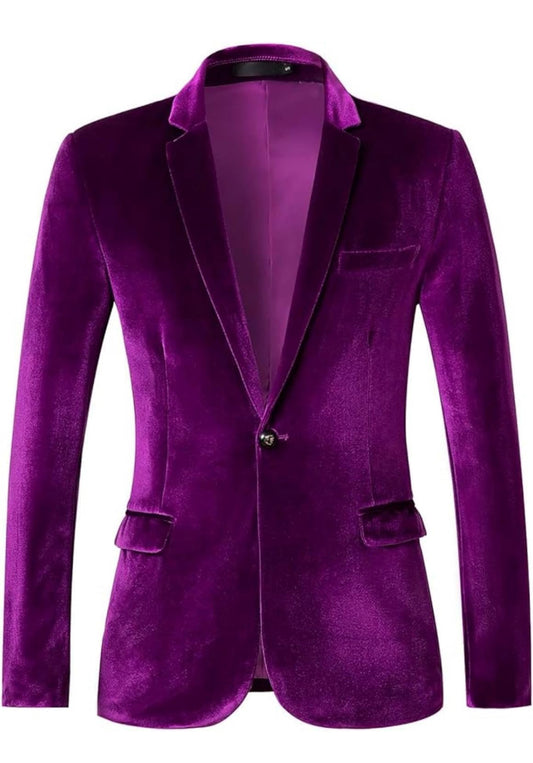 Mens Velvet Blazer LARGE