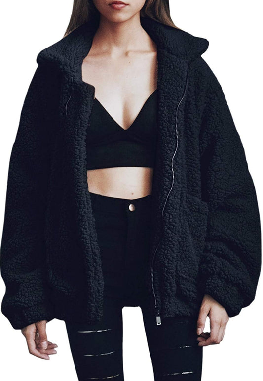 Fleece Fuzzy Jacket LARGE