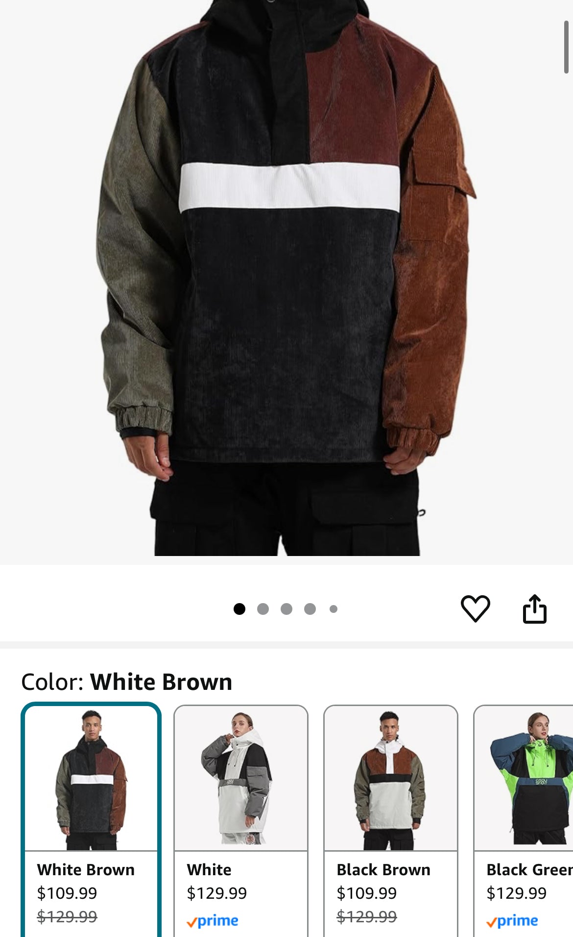 Unisex Snow Coat SMALL