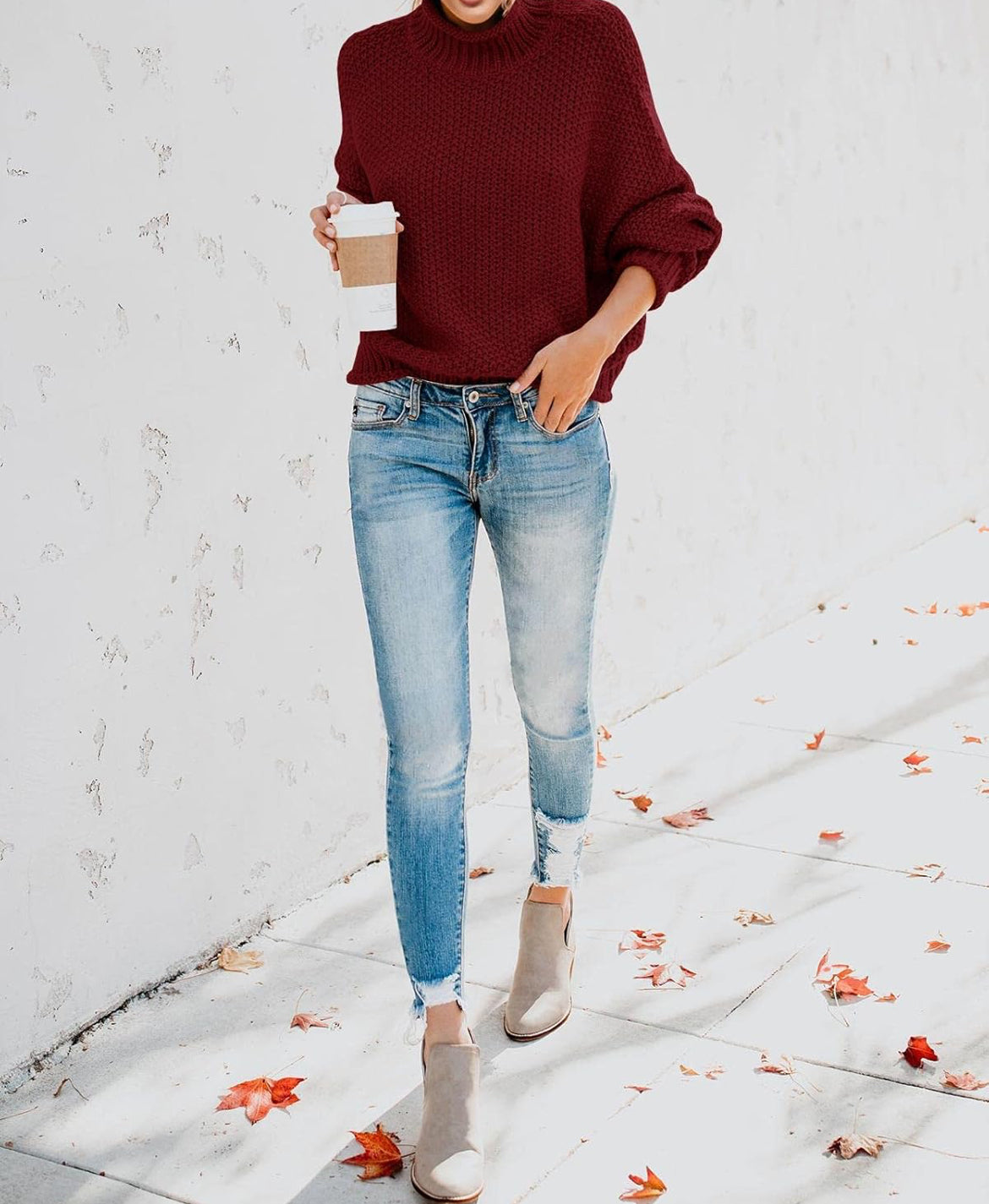 Turtleneck Oversized Sweater MEDIUM