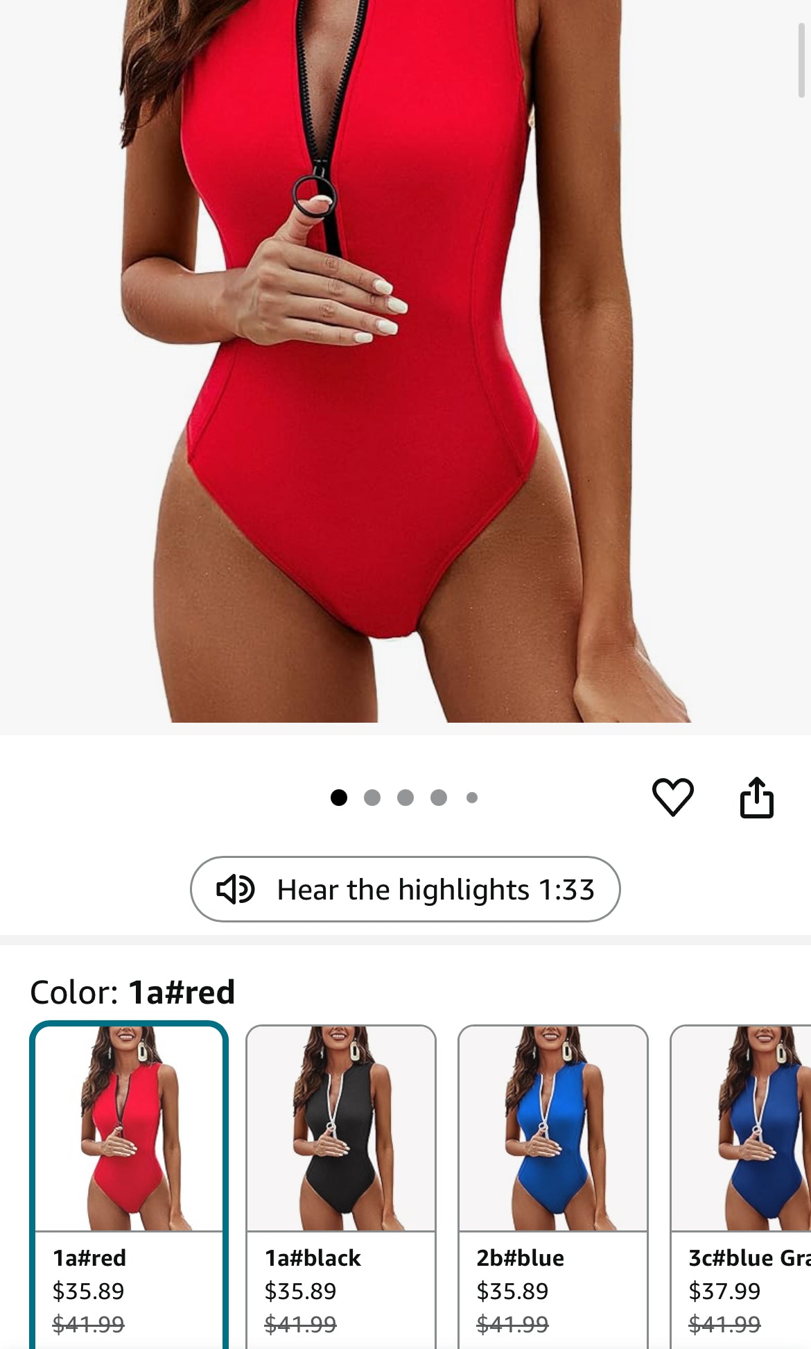 One Piece Swimsuit XL