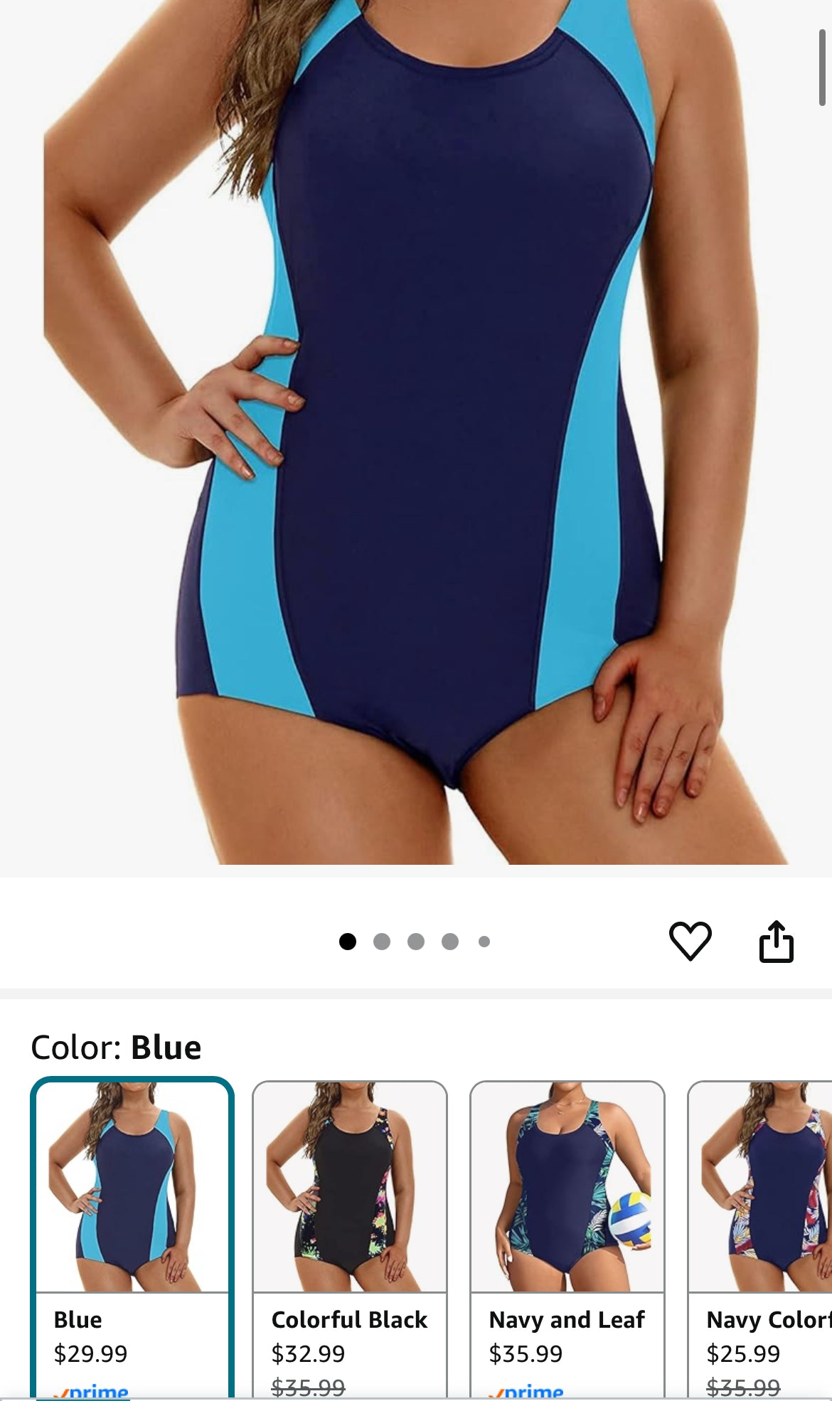 One Piece Swimsuit-  22W