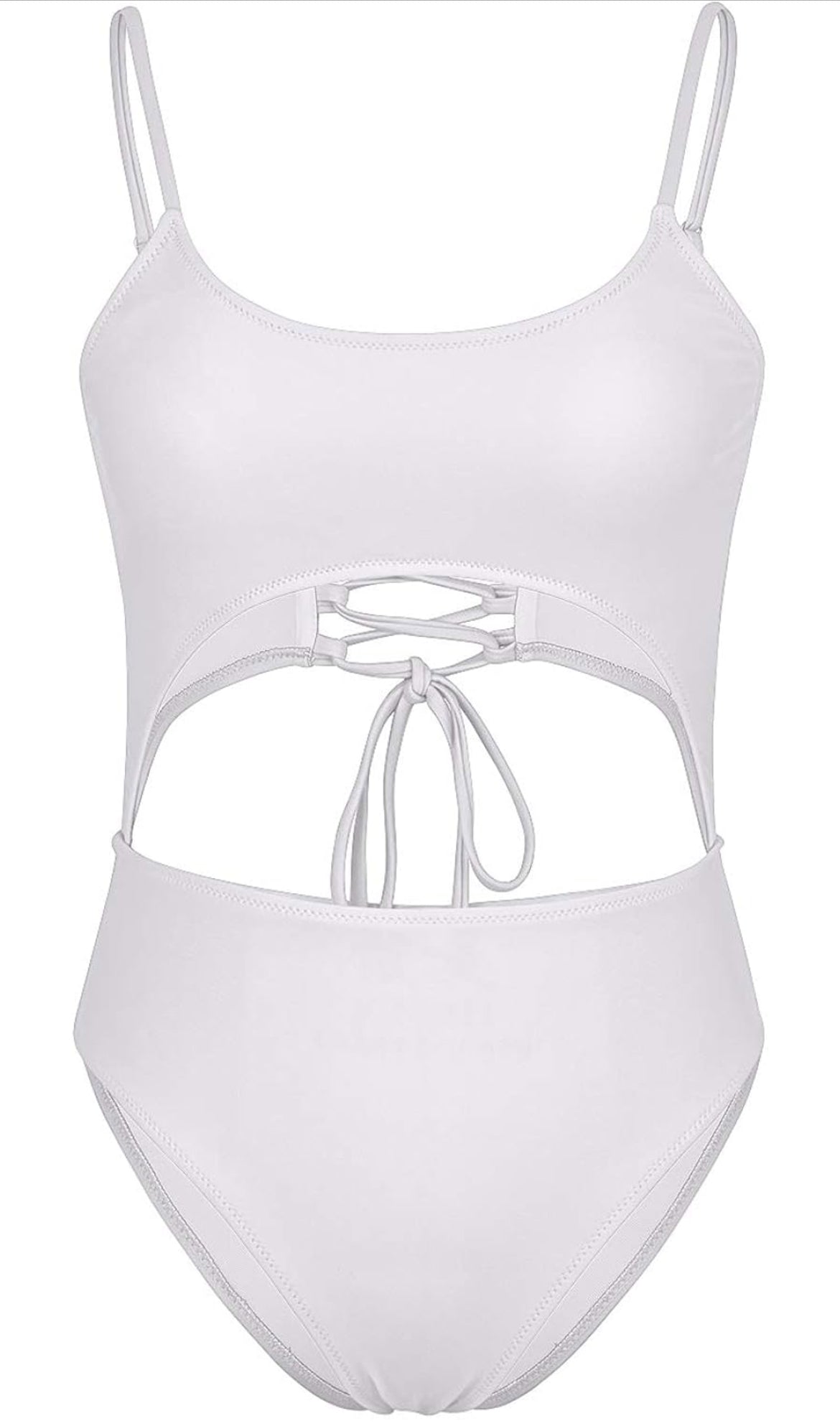 Lace Back Swim Suit XL