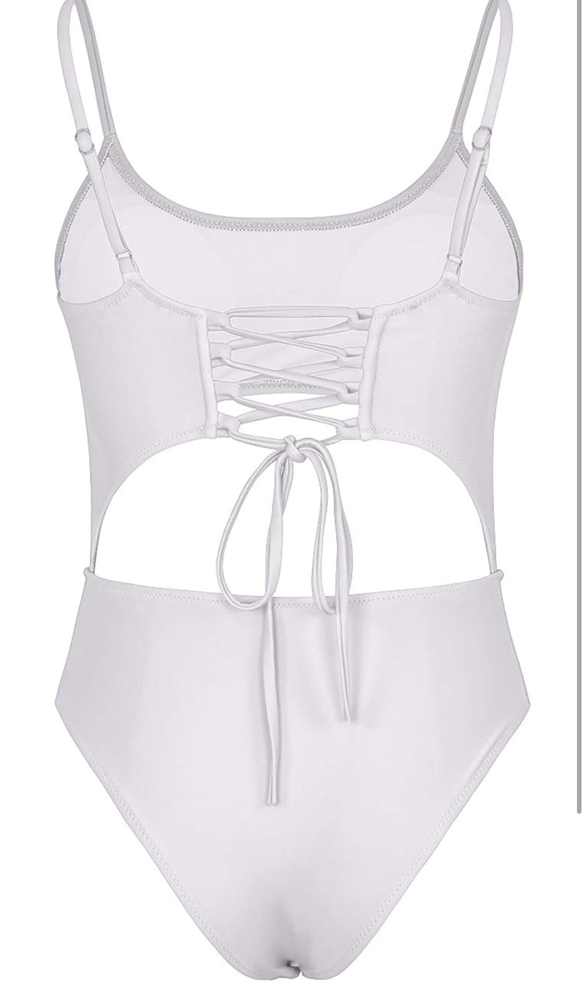 Lace Back Swim Suit XL