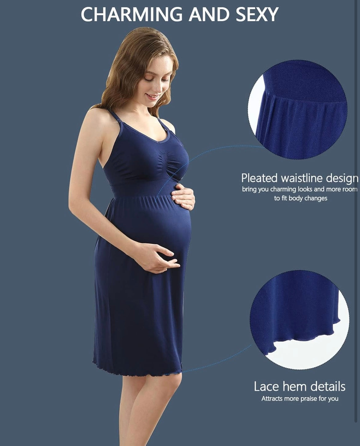 Nursing Dress / Maternity Dress MEDIUM