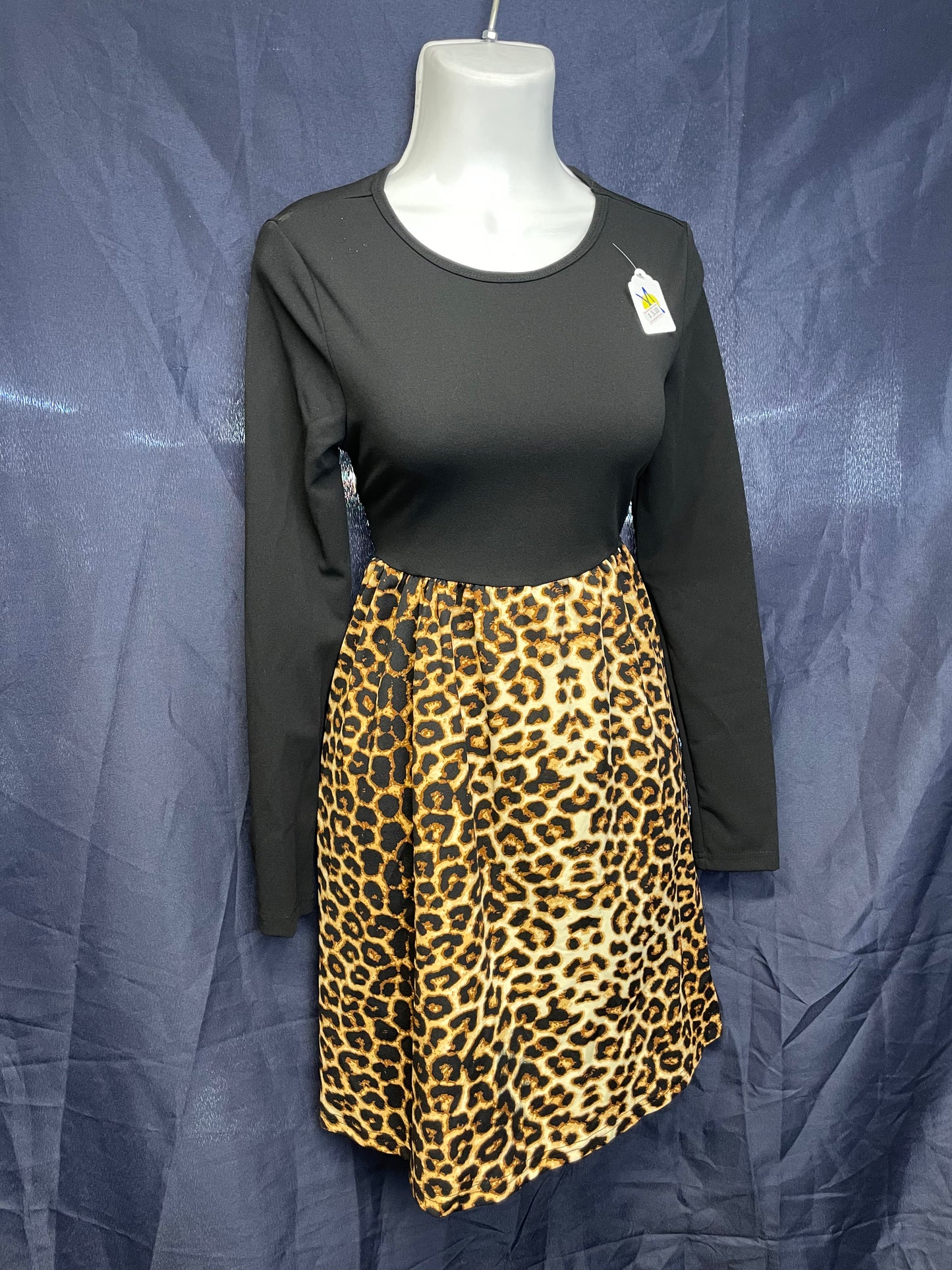 Leopard Print Dress SMALL