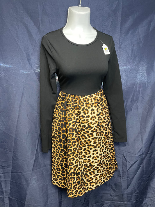 Leopard Print Dress SMALL