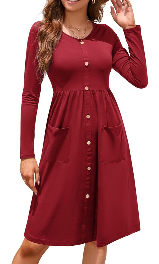 Button Down Dress LARGE