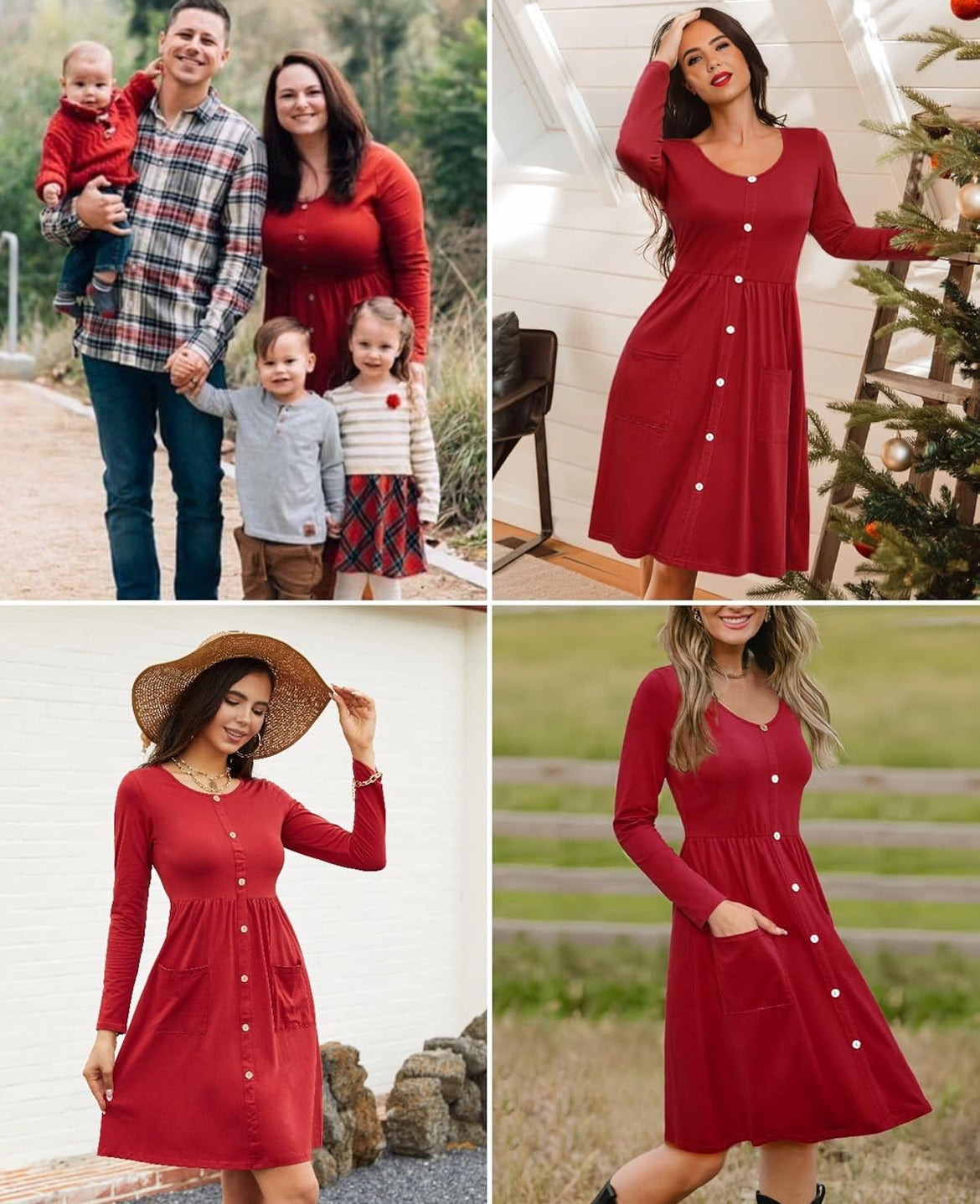 Button Down Dress LARGE