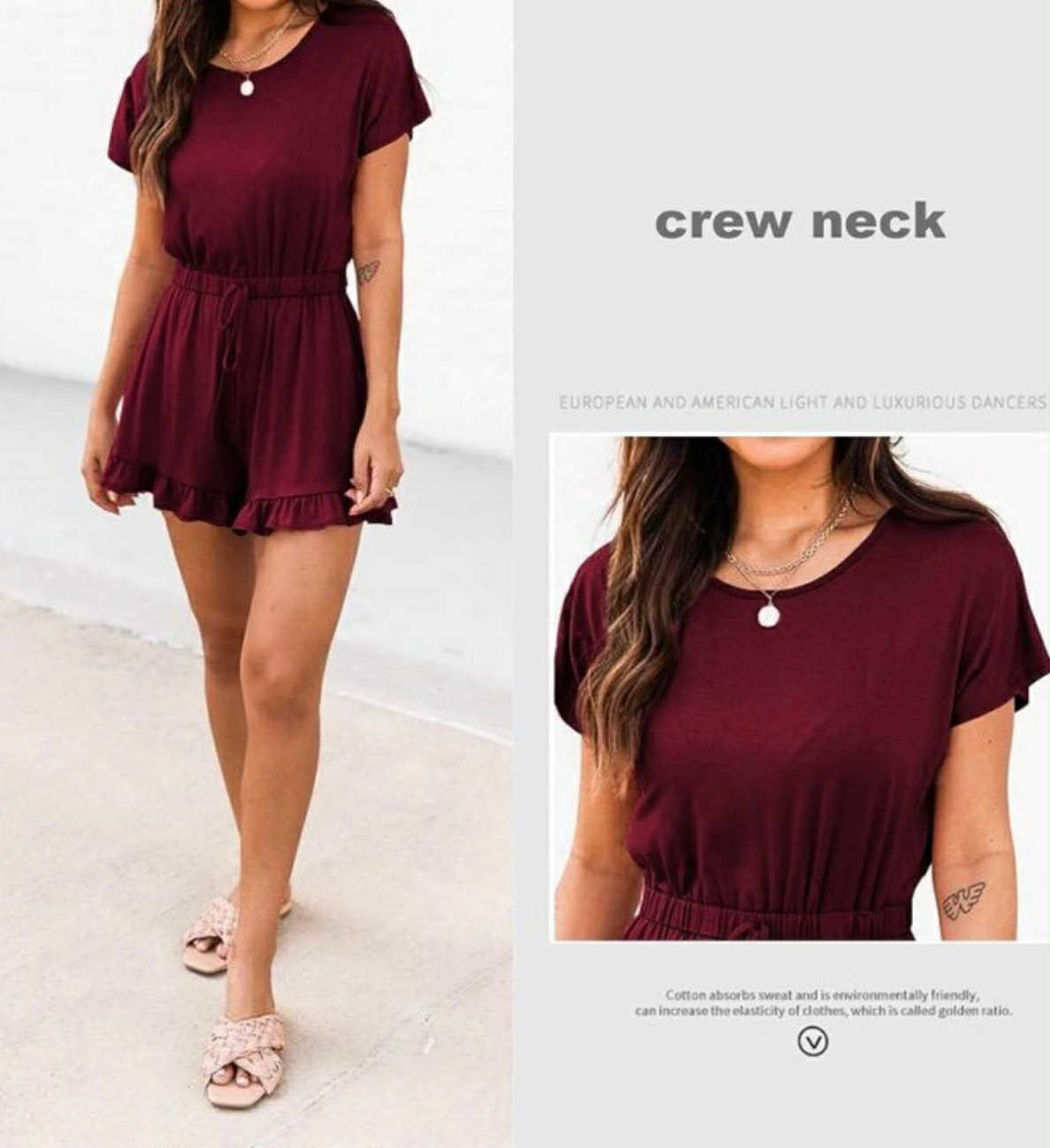 summer romper LARGE