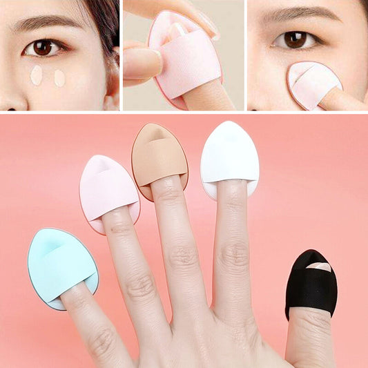 Finger makeup sponge
